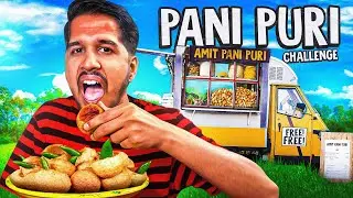 PANI PURI CHALLENGE GOES WRONG 🥵 60 गोलगप्पे खा गया 😨