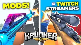 I Tried Krunker.io Twitch Streamers MOD Packs (FrostyWolf and MORE)