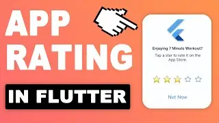 Flutter Tutorial | In-App Rating, Stars Rating Bar, Open PlayStore, App Rating, Flutter App Review