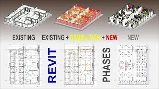 REVIT PHASES TIPS AND TRICKS/ INTERIOR RENOVATION AND ADAPTATION PROJECT