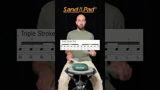 Rudiments for drummers. Triple Stroke Roll. #rudiments #drumlessons