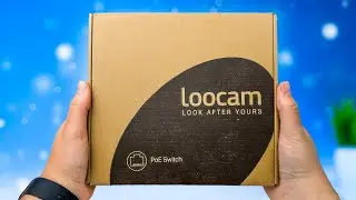 Loocam 5 Port Gigabit PoE Switch ASMR Unboxing!