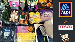 Aldi & Tesco Scotland Food Shopping | UK family grocery haul | Friday 27th of April :)