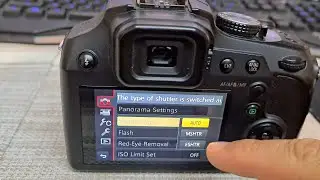 How to select Shutter type on Panasonic FZ82 (Electronic vs Mechanical)