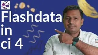 Flashdata in codeigniter 4 with redirect method | flash in codeigniter 4 | ci4 session  flashdata