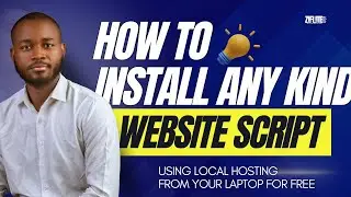 How To Install Any Kind Of Website Script Using Local Hosting On Your laptop (Free)