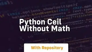 python ceil without math