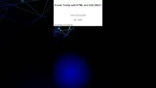Show Tooltip on Hover using Html and Css  