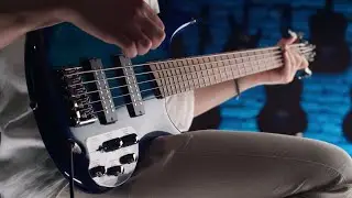 DOOM style RIFFS on a 5-STRING Ibanez BASS