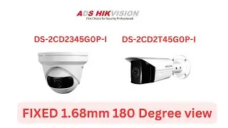 Hikvision Ultra Wide DS-2CD2345G0P-I 1.68mm. Hikvision New wide angle IP camera