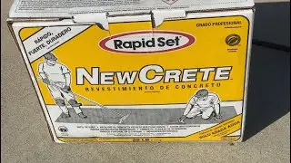 NewCrete Concrete Resurfacer brush finish (Spanish)