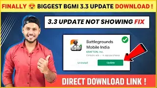 FINALLY 😍 Bgmi 3.3 Update | How to Update Bgmi 3.3 | Bgmi 3.3 Update Not Showing Fix