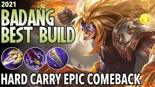 Badang Best Build for 2021 | Top 1 Global Badang Build | Badang Gameplay - Mobile Legends: Bang Bang