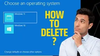 How to remove one windows from dual boot system ? choose an operating system windows 10 on volume 3