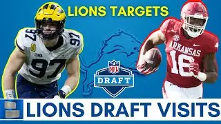 Lions NFL Draft: Prospects Visits Tracker Before 2022 NFL Draft Ft. Treylon Burks & Aidan Hutchinson