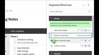 Level Up: Customize global keyboard shortcuts to trigger Evernote even in the background