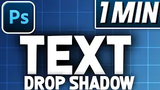 How To Add Shadow To Text In Photoshop | Quick Tutorial