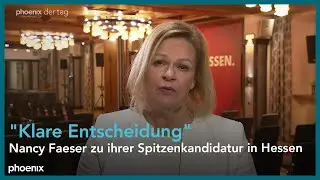 Hessenwahl: Interview mit SPD-Spitzenkandidatin Nancy Faeser