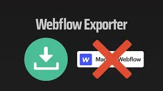 Export a Webflow Site for Free + Badge Removal (Webflow-Exporter) — ExFlow