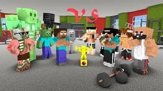 Good Steve vs Rich Herobrine  - Minecraft Animation