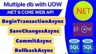 unit of work with multiple databases in asp.net core web api