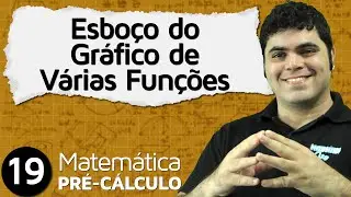 Pré-Cálculo 19 - FUNÇÕES: ESBOÇO DO GRÁFICO DE VÁRIAS FUNÇÕES