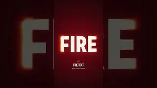 🔥 Create Stunning Fire Text | After Effects Tutorial