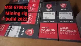 6700xt Mining rig build 2022