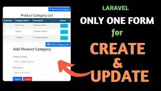 Laravel Tutorial: Use One Form for Both Create & Update