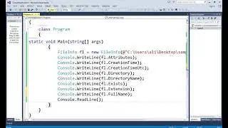 File Info properties with C#