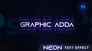 create a glowing neon text effect in photoshop 