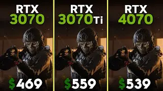 RTX 3070 vs RTX 3070 Ti vs RTX 4070 | Ryzen 5 7600 | Tested in 15 games