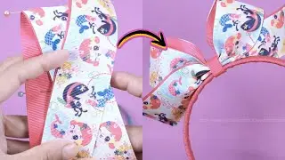 HOW TO MAKE HAIR BOWS EASY #95