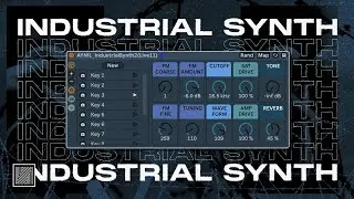 How to make Industrial Techno Synth (free rack) [Ableton Techno Tutorial]