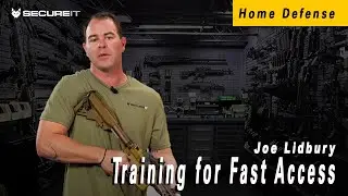 Drawing from your fast access safe for a home defense situation. #homedefense #gunstorage