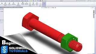 SolidWorks Tutorials- Bolt and Nut, ISO Standard M6 thread - Suitable for 3D Printing | SolidWorks