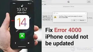 How to Fix Error 4000 