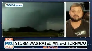 Storm chaser Caught Inside Massive Tornado