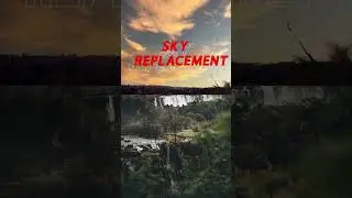 Replace sky using photoshop 