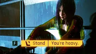 V makes fun of Songbird's weight - Cyberpunk 2077: Phantom Liberty