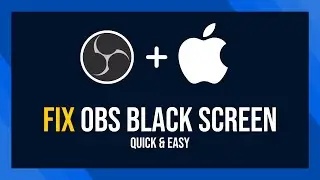 How to Fix OBS Black Screen Problem on MAC