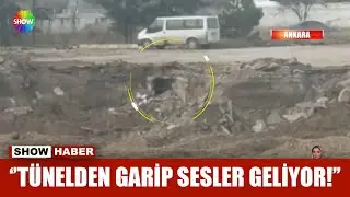 Temel atılırken gizemli tünel çıktı!