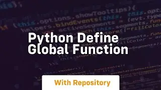 python define global function