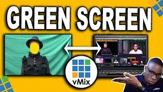 How To Use Green Screen In vMix (Chroma Key, Remove Background) Tutorial