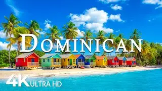 FLYING OVER DOMINICAN (4K UHD) - Soothing Music Along With Beautiful Nature Video - 4K Video ULTRAHD