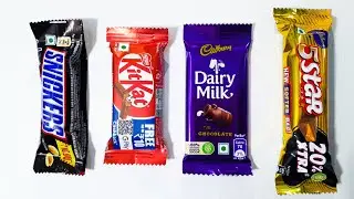 Oreo Purple vs KitKat vs Kisses vs Milkybar (Unboxing ASMR🤩)