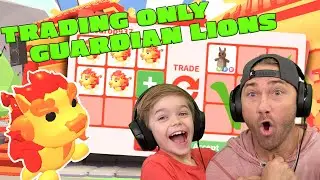 Trading ONLY Guardian Lions in Roblox Adopt Me!!