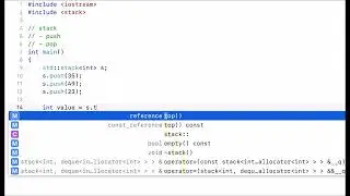 C++ Tutorial: The stack Class