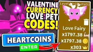 SECRET MAX VALENTINE CURRENCY PET CODES IN SABER SIMULATOR! Roblox