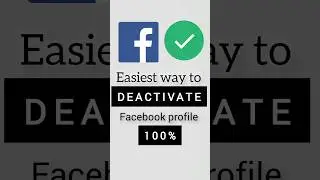 How to Deactivate Facebook Account ✅| 